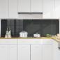 Preview: ARDEBO.de - Küchenrückwand 2 pcs Dunkelgrau 100 x 60 cm Gehärtetes Glas