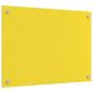 Preview: Küchenrückwand 2 pcs Gelb 70 x 50 cm Gehärtetes Glas