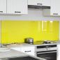 Preview: Küchenrückwand 2 pcs Gelb 80 x 50 cm Gehärtetes Glas