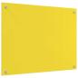 Preview: Küchenrückwand 2 pcs Gelb 80 x 60 cm Gehärtetes Glas