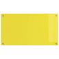 Preview: Küchenrückwand 2 pcs Gelb 90 x 50 cm Gehärtetes Glas