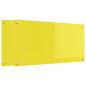 Preview: Küchenrückwand 2 pcs Gelb 100 x 50 cm Gehärtetes Glas