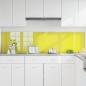 Preview: Küchenrückwand 2 pcs Gelb 100 x 50 cm Gehärtetes Glas
