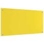 Preview: Küchenrückwand 2 pcs Gelb 100 x 50 cm Gehärtetes Glas