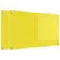Preview: Küchenrückwand 2 pcs Gelb 100 x 60 cm Gehärtetes Glas