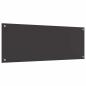 Preview: Küchenrückwand 2 pcs Dunkelgrau 110 x 40 cm Gehärtetes Glas