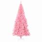 Preview: Weihnachtsbaum mit 300 LEDs mit Ständer Rosa 240 cm PVC