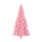 Preview: Weihnachtsbaum mit 300 LEDs mit Ständer Rosa 240 cm PVC