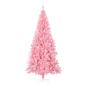 Preview: Weihnachtsbaum mit 300 LEDs mit Ständer Rosa 240 cm PVC