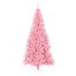 Preview: Weihnachtsbaum mit 300 LEDs mit Ständer Rosa 240 cm PVC