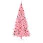 Preview: Weihnachtsbaum mit 300 LEDs mit Ständer Rosa 240 cm PVC