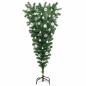 Preview: Umgekehrter künstlicher vorbeleuchteter Weihnachtsbaum mit Kugel-Set