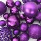 Preview: Umgedrehter künstlicher vorglitten Weihnachtsbaum mit Kugelset