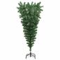 Preview: Umgedrehter künstlicher vorglitten Weihnachtsbaum mit Kugelset