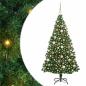 Preview: Künstlicher Weihnachtsbaum mit 300 LEDs mit Ständer Grün 180 cm