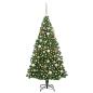 Preview: Künstlicher Weihnachtsbaum mit 300 LEDs mit Ständer Grün 180 cm