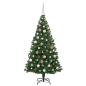 Preview: Künstlicher Weihnachtsbaum mit 300 LEDs mit Ständer Grün 180 cm