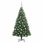 Preview: Künstlicher Weihnachtsbaum mit 300 LEDs mit Ständer Grün 180 cm