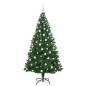 Preview: Künstlicher Weihnachtsbaum mit 300 LEDs mit Ständer Grün 180 cm