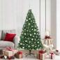 Preview: ARDEBO.de - Künstlicher Weihnachtsbaum mit 300 LEDs mit Ständer Grün 180 cm