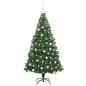Preview: Künstlicher Weihnachtsbaum mit 300 LEDs mit Ständer Grün 180 cm