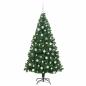 Preview: Künstlicher Weihnachtsbaum mit 300 LEDs mit Ständer Grün 180 cm