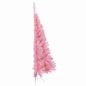 Preview: Künstlicher vorbeleuchteter Weihnachtsbaum Rosa 180 cm PVC