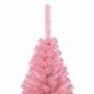 Preview: Künstlicher vorbeleuchteter Weihnachtsbaum Rosa 180 cm PVC
