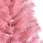 Preview: Künstlicher vorbeleuchteter Weihnachtsbaum Rosa 180 cm PVC