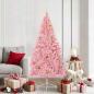 Preview: ARDEBO.de - Künstlicher vorbeleuchteter Weihnachtsbaum Rosa 180 cm PVC