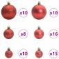Preview: Künstlicher vorbeleuchteter Weihnachtsbaum Schwarz 210 cm PVC