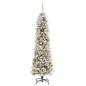 Preview: Künstlicher Weihnachtsbaum mit 300 LEDs mit Ständer Weiß 180 cm