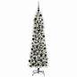 Preview: Künstlicher Weihnachtsbaum mit 300 LEDs Grün und Weiß 180 cm