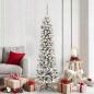 Preview: ARDEBO.de - Künstlicher Weihnachtsbaum mit 300 LEDs Grün und Weiß 180 cm
