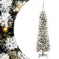 Preview: Künstlicher Weihnachtsbaum mit 150 LEDs mit Ständer Weiß 150 cm