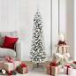 Preview: ARDEBO.de - Künstlicher Weihnachtsbaum mit 150 LEDs Grün und Weiß 150 cm