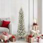 Preview: ARDEBO.de - Künstlicher Weihnachtsbaum mit 150 LEDs Grün und Weiß 150 cm