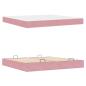 Preview: Bettgestell Rosa 200 x 200 cm Samt