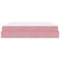 Preview: Bettgestell Rosa 200 x 200 cm Samt
