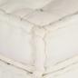 Preview: Modulares Sofa 2 pcs Creme 70 x 70 x 36 cm Stoff