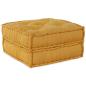Preview: Modulares Sofa 2 pcs Gelb 70 x 70 x 36 cm Stoff
