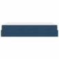 Preview: Bettgestell mit Matratze Blau 120 x 190 cm Stoff