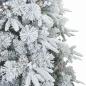 Preview: Künstlicher Scharnier-Weihnachtsbaum schneebedeckt Weiß 180 cm