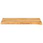Preview: Tischplatte mit Baumkante 70x30x3,8 cm Massivholz Mango