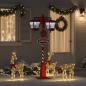 Preview: Weihnachtsstraßenlampe mit 2 Laternen Rot 80 x 40,5 x 188 cm