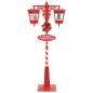 Preview: Weihnachtsstraßenlampe mit 2 Laternen Rot 80 x 40,5 x 188 cm