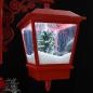 Preview: Weihnachtsstraßenlampe mit 2 Laternen Rot 80 x 40,5 x 188 cm
