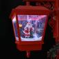 Preview: Weihnachtsstraßenlampe mit 2 Laternen Rot 80 x 40,5 x 188 cm