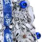 Preview: Künstlicher Weihnachtsbaum mit 150 LEDs Grün 180 cm PVC