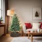 Preview: ARDEBO.de - Weihnachtsbaumkragen Schwarz 75 x 75 x 25 cm Wasserhyazinthe